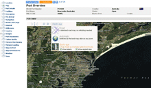 Port Maps screen